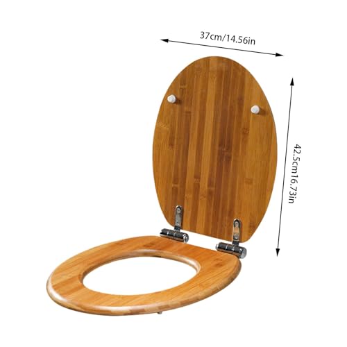 Abattant WC en bois moulé chic et robuste pour un confort durable