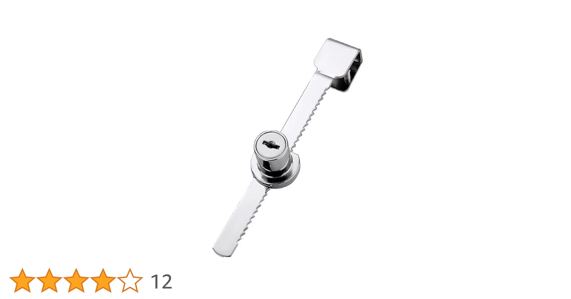 Amazon.co.jp: スライドロック ショーケース 鍵 ガラス 後付け