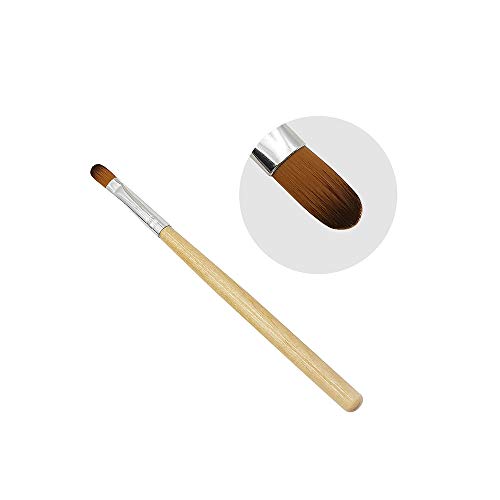 Set de 7 Pinceles para Uñas con Pincel Plano y Acrílico miniatura 2