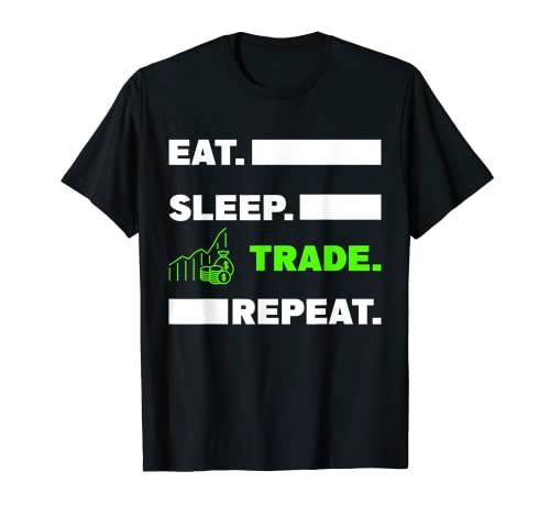 Comer dormir repetición comercial - Trading Camiseta