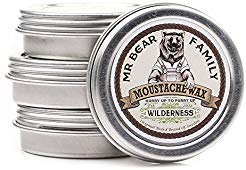 Mr Bear Family Moustache Wax (30ml/1.01oz) - Made in Sweden (SCENT: Original)