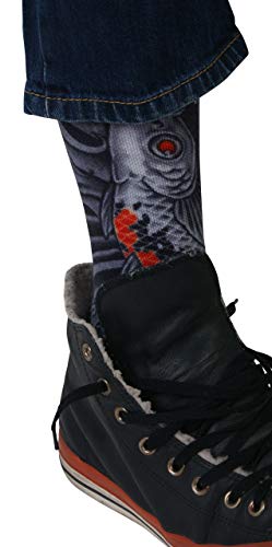 Unisex Novelty 360-Degree 3D Print Tattoo Socks4