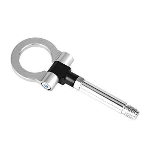 Gancio Di Traino Per Auto,Gancio Traino Auto Set Di Barre Di Rimorchio Anteriore Da Corsa Uso Adatto Per Volkswagen/Fit 2003(Silver)