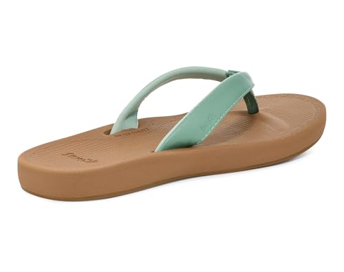 Image of Sanuk Womens Cosmic Shores | Water Resistant Flip Flops for Women | EVA Footbed With Arch Support | Women's Beach Sandals
