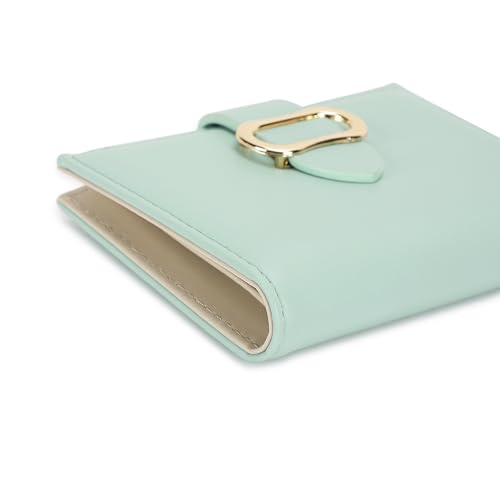 Image of Fastrack Women's Buckle Flap Two-Fold Wallet | Multiple Card Slots, Cash Slots, Zip Coin Pocket, Buckle Design Flap | Stylish & Secure | 6 Months Warranty