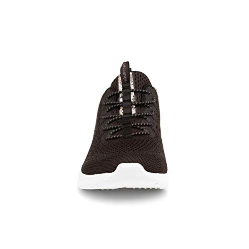 Tênis Ultra Flex 2.0 - Lit, Skechers, Feminino, Preto/Branco, 38
