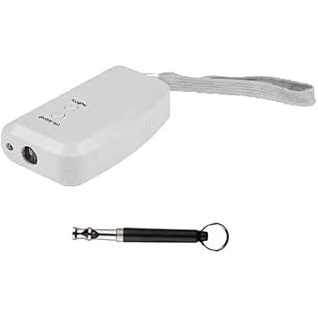 Repulsif A Ultrasons Pour Chien Dispositif De Poche Pour Eloigner Les Chiens Dangereux Et Sifflet Pour Cyclistes Coureurs Randonneurs Promeneurs Amazon Fr Jardin
