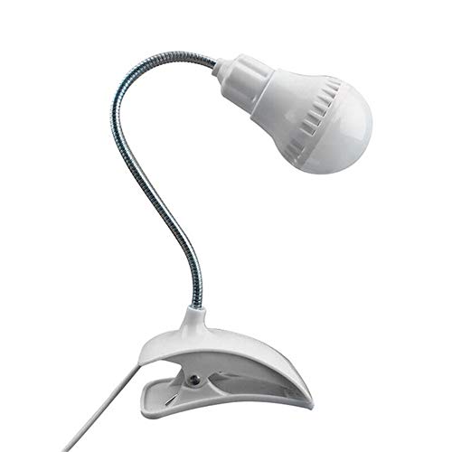 Preisvergleich Produktbild Led-Schreibtischlampe, Flexibles Hals-Lesebettnachtlicht, Clip-On-Glühlampentischlampe
