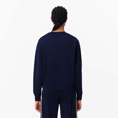 Lacoste Sweatshirt Loose Fit Femme , Marine, 34