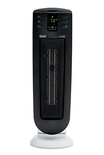 De'Longhi TCH7915ER Quiet System 24" Tower Digital Ceramic Heater, Black (Renewed)