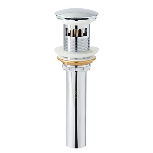 Bouchon de vidange argenté de haute précision pour ensemble de lavabo design
