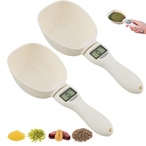 Digital Measuring Spoon,Food Scale with Nutritional Calculator,800g Large Capacity Removable Handle LCD Screen Display,Kitchen Baking Weighing Pet Food (2)