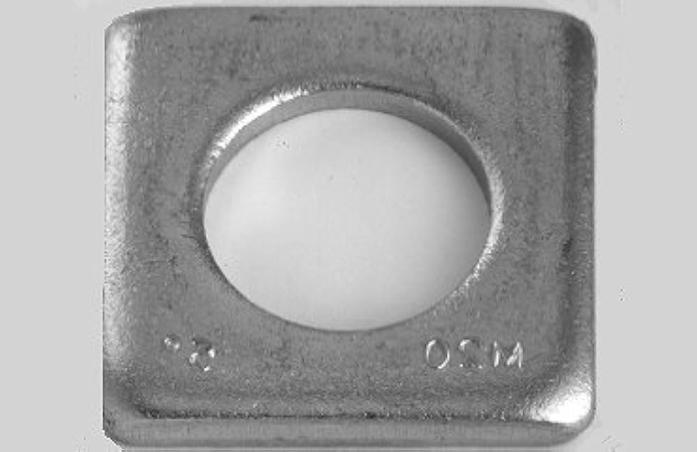 Amazon | ネジスーパー.com 鉄 座金 ｸﾛﾒｰﾄ ﾃｰﾊﾟｰW（8°） M10-8D22