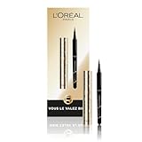 L'Oral Paris - Coffret Cadeau - Mascara Panorama et Eyeliner Perfect Slim - Regard Panoramique - Rsultat Intense Longue Tenue - Tailles Relles