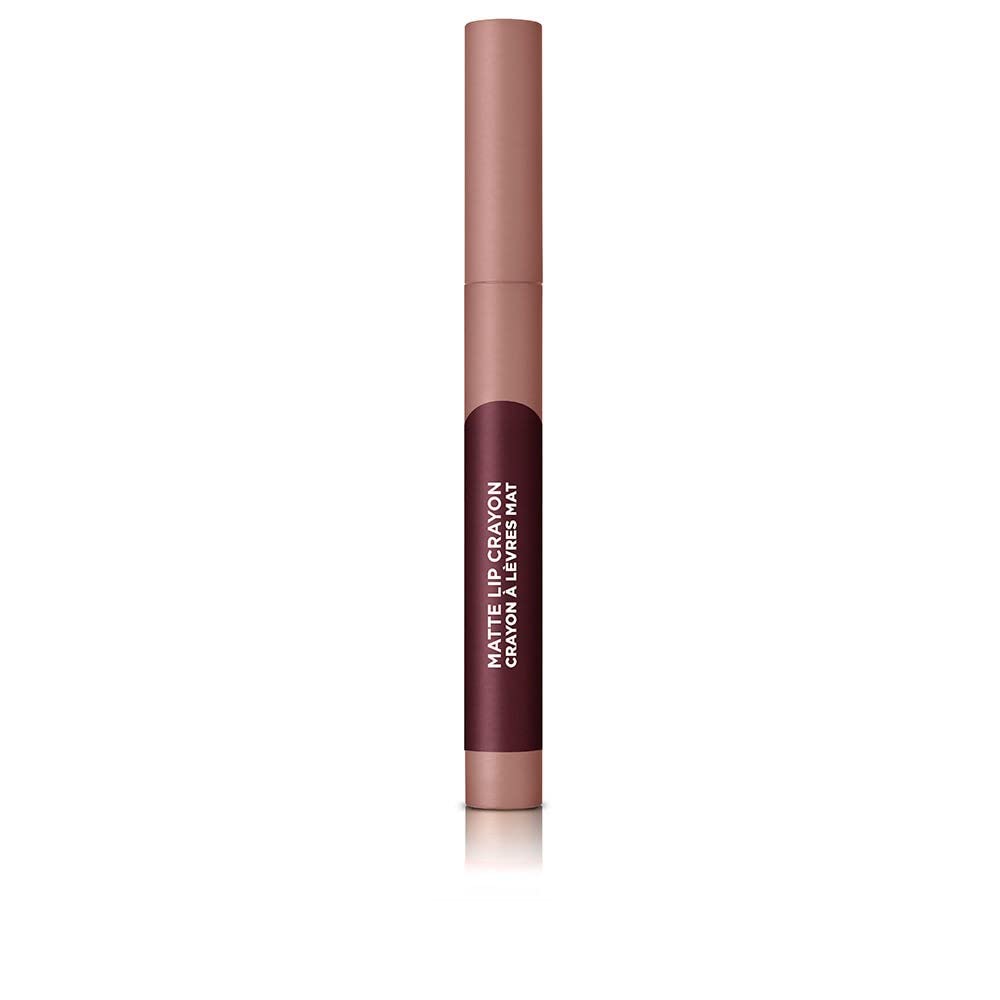 L'Oreal Paris Infallible Very Matte Lip Crayon Lipstick, Smudge Proof, Nude Lipstick, 116 Cherryfic, 1 kg