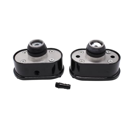 3 PCS/SET SHLPDFM Black Aluminum breather & PCV valve Kit Finned Black Painted Oval Air PCV Breather Combo Valve Cover Fits for Chevy Ford Mopar SBC BBC 350