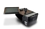 AutoExec Reach Desk Front Car Desk for Your Vehicle Workstation and Mobile Office, Chocolate, with Phone Mount