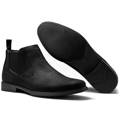 Image of Arkbird Chelsea Boots for Men Genuine Leather Oxford Casual and Formal Ankle Dress Boot