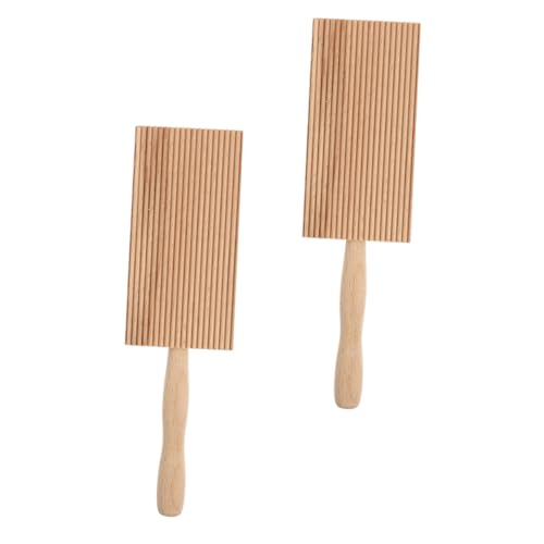 OFFSCH 2pcs Gnocchi Pasta Makers Wood Boards Collapsible Pasta Tool Set for Homemade Gnocchi and Spaghetti