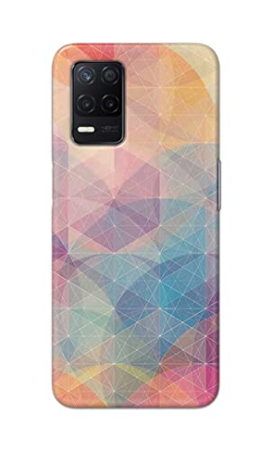 Image of Printed Hard Back Cover Case for Realme Narzo 30 5G Back Cover (Crumpled Paper Design) -1803