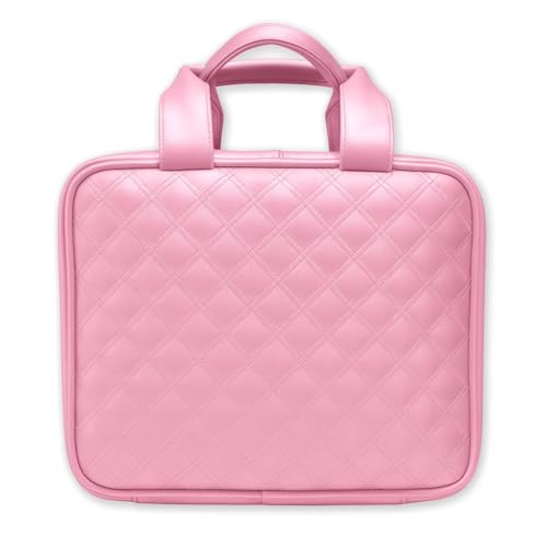 Image of Handcuffs Toiletry Bag Women Korean Style Travel Makeup Cosmetic Organizer Big Size More Space Professional Toiletry Bag Foldable (Pink)