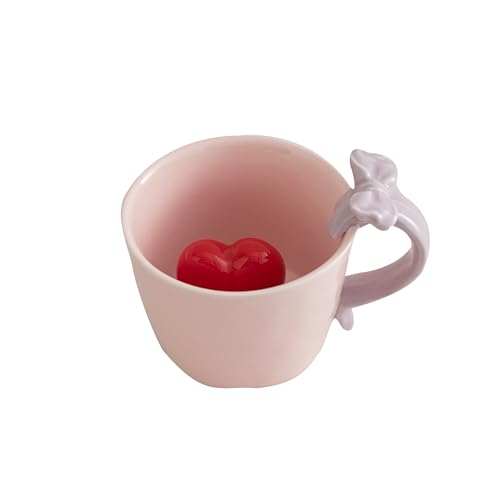 DIHOclub Ceramic Coffee Mug with Love Figurine...