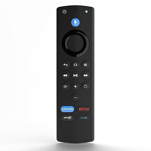 Image of LOUTOC Voice Remote Control Compatible with AMZ TV Stick 3rd Gen (Black)