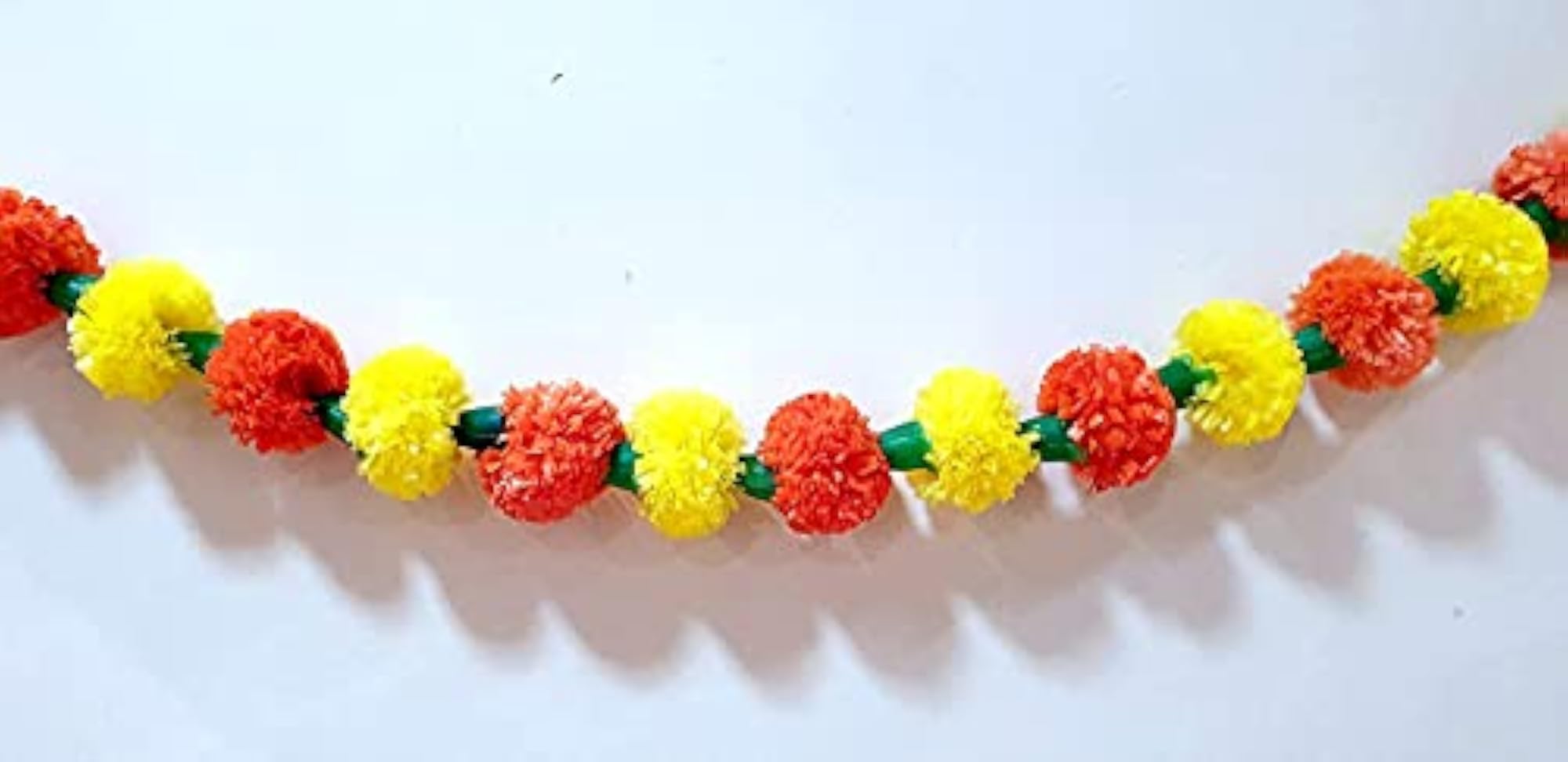 Marigold Garland for Decoration, Artificial Flowers
