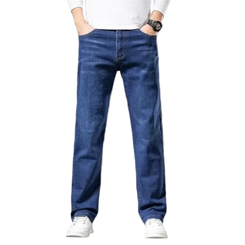Men's Regular Fit Jeans – Stretch Denim Pants, Business Casual Straight Leg Trousers for Work and Fall Wear