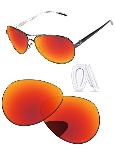 Image of Replacement Lenses & Nosepads for Oakley Feedback OO4079 59mm Sunglass - Precision Fit, UV Block & Impact Resistant