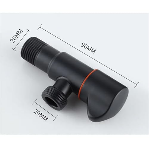 Válvula angular G1/2 de acero inoxidable evita óxido en calentador de agua 6