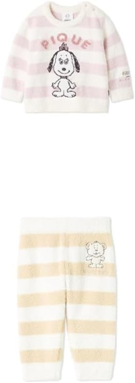 ジェラートピケ gelato pique 【PEANUTS】 HOMME ベビモコジャガードプルオーバー （ネイビー） -ファッション通販  FASHION WALKER [ジェラート ピケ] 【PEANUTS PUPPIES】【BABY】ベビモコプルオーバー PBNT255760PNK80【PEANU