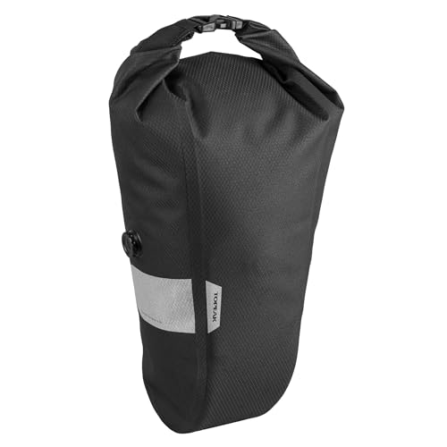 Topeak QR Fork DryBag 5.8L Bolt-on (TC3703B) &ndash; Waterproof TPU Fork Bag with Quick-Release Mount, Roll-Top Closure, Air Release Valve &ndash; Fits Fork Bottle Bosses &ndash; 3kg Max Load &ndash; 272g