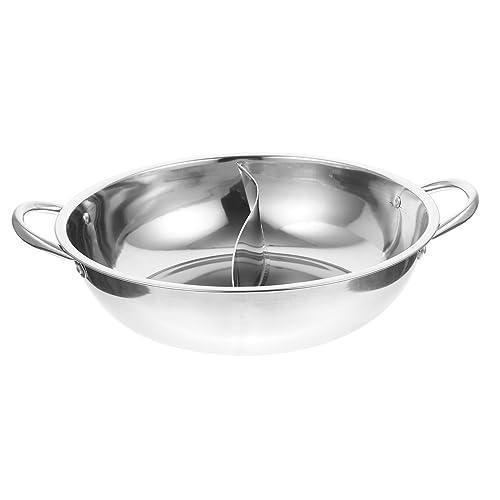 LALADEFIEE Shabu Shabu Split Hot Pot Electric Two-flavor Hot Pot Household Cooking Utensil