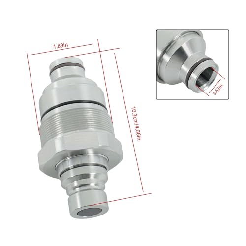 Image of GXYWADY Thread Diameter Hydraulic Male Flat Face Quick Coupler 373-6967 Replacement for 226D 262D 279D 299D