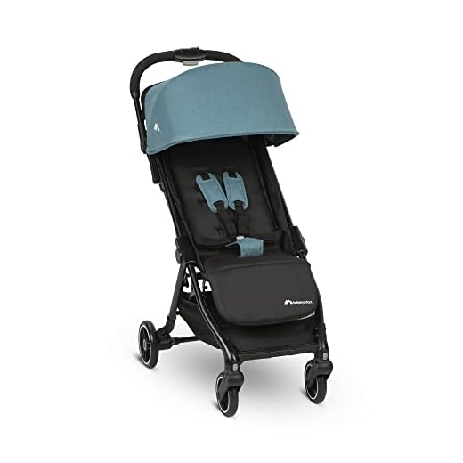 Bebeconfort Bonny Silla de Paseo ligera 5,6 kg, reclinable y plegable con serrado compacto, cochecito de viaje de 0 meses a 22 kg (4 años), color Blue Chic (Azul)