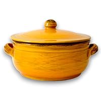 Tegame In Terracotta Artigianale Con Coperchio | Diametro 35 Cm | Per Cotture Lente E Sane - Foto 5