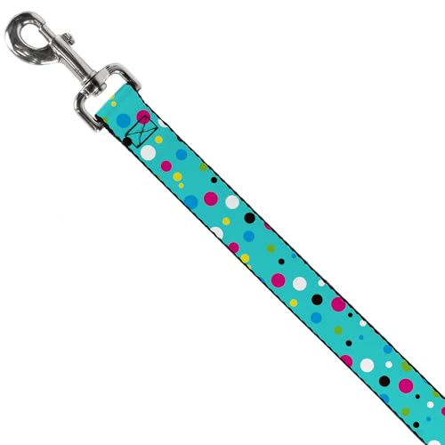 Laisse pour chien Buckle Down Dots avec imprimé géométrique durable et coloré