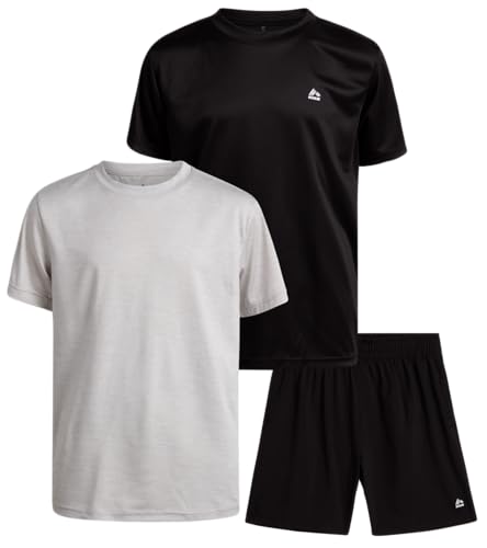 Ensemble short de sport garçon anti-transpiration vêtement stretch 4-12 ans