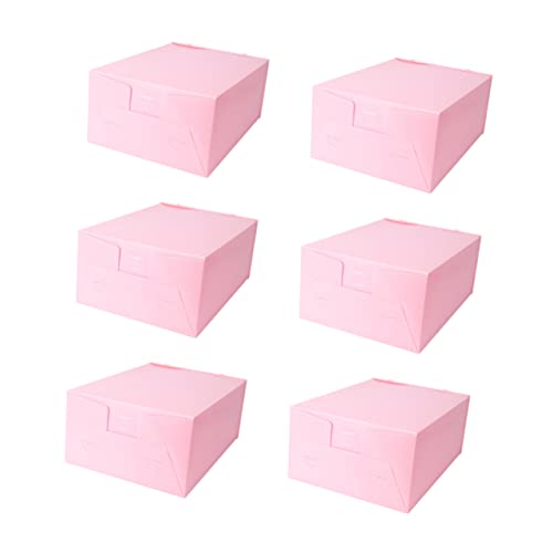 VALICLUD 6Pcs Plastic Shoe Storage Box Stackable Organizer for Closet Capacity and Design Transparent Storage Case for Sneakers Dustproof