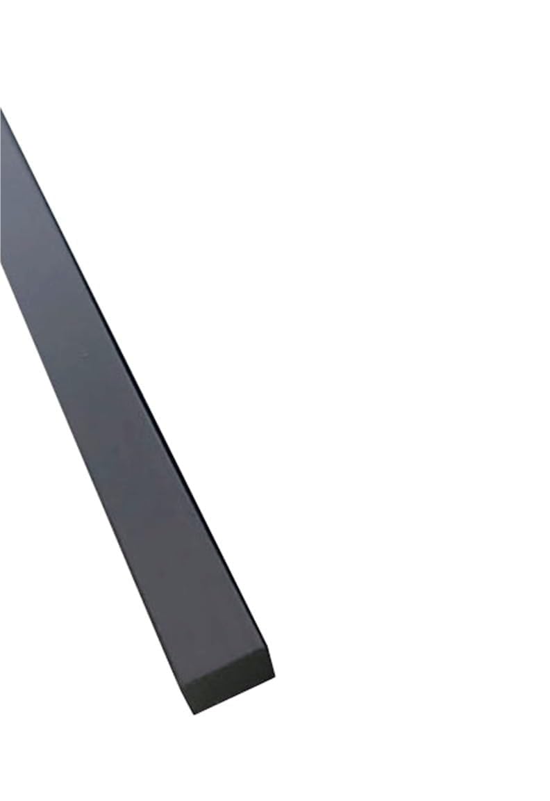 Aste quadrate pultruse in fibra di carbonio solida da 5 pezzi, lunghezza 500 mm(10x10mm)