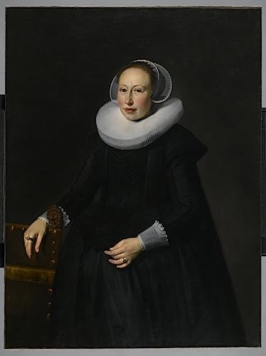 Tableau portrait de Gertrude Van Limborch de De Keyser affiche vintage