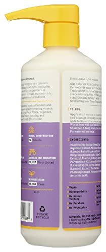 Alaffia Kids Conditioner And Detangler, Lemon Lavender. Gently Conditions And Detangles While Nourishing Hair. Suitable For All Hair Types. Cruelty Free, No Parabens, Vegan, 16 Fluid Ounce (Pack Of 1) #TOP1