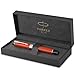 Parker Duofold Stylo-plume | Big Red Vintage | Classique Centennial | Plume fine | encre noire | coffret cadeau