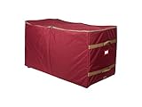 Covermates Keepsakes Christmas Tree Structured Rolling Storage Bag - Superior Protection, Reinforced Handles - Holiday Storage-Red