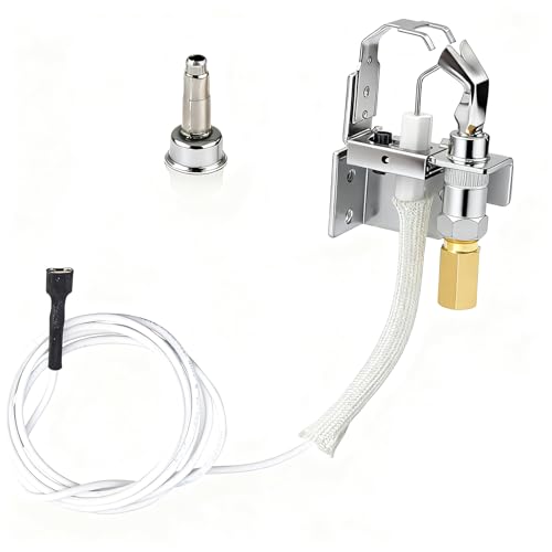 MCAMPAS 002003F Pilot Lid Replacement Kit -Natural Gas/Propane Compatible Ignitor for Raypak Pool & Spa Heaters,Fits Honeywell Q3451B1103/Q3451B1178/Q3451B1186 Pilot Assembly