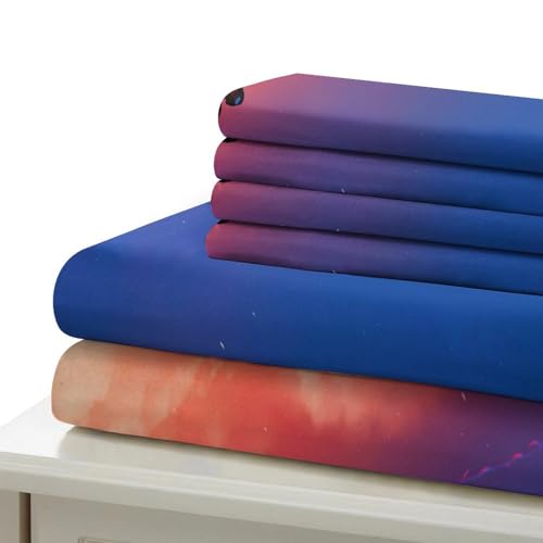 Housse de couette crâne imprimé 3D finitions soignées parure de lit confort