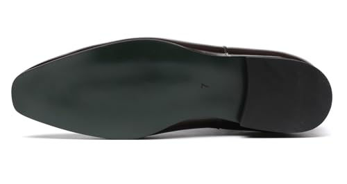 Men's Chelsea Boots Leather Classic Elastic Slip On Chukka Ankle Boots for Men4