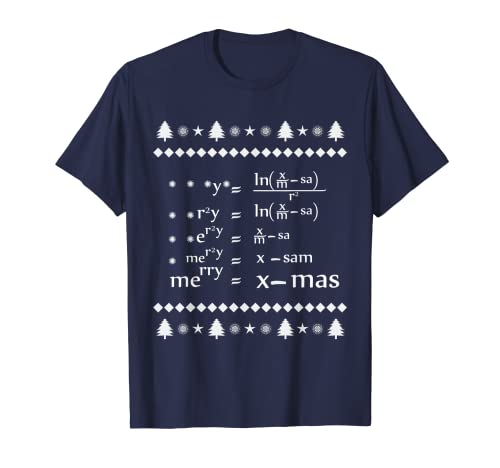 Math Geek Merry Christmas Camiseta Camiseta