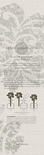 Zodax - Grand Casablanca Porcelain Diffuser - Peony